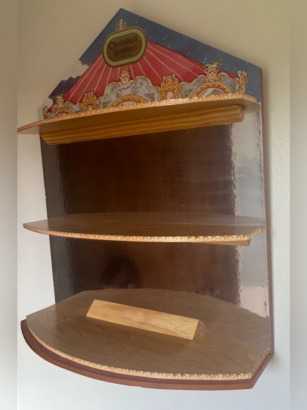 Vintage Cherished Teddies Carousel Display Shelf - Picture 6 of 10